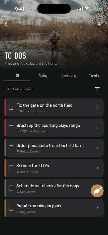 To-dos — mobile app