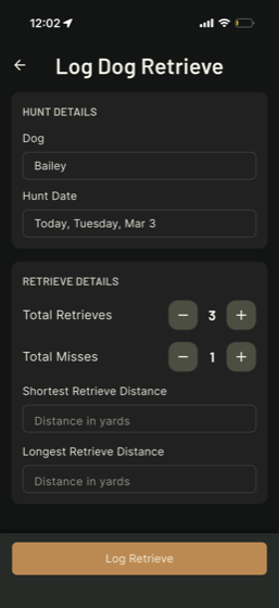 BlindBook Pro — retriever tracking